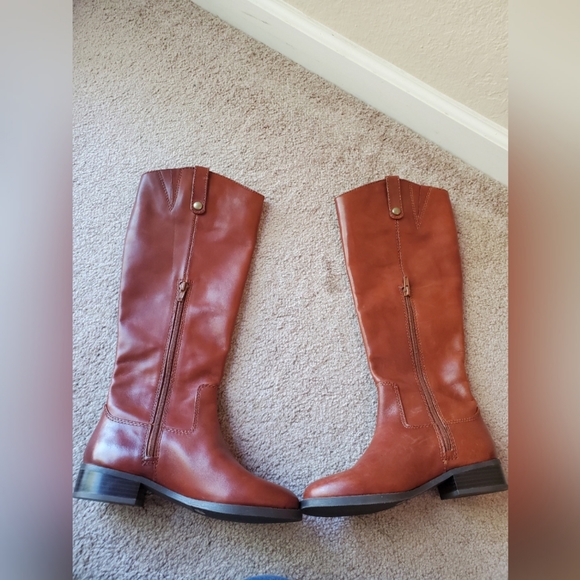 Inc Fawne Leather Riding Boots - Picture 2 of 7